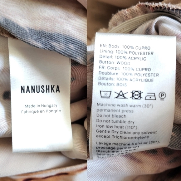 New Nanushka Jax Tie Dye Wide Leg Jumpsuit NWT Size Small - Picture 17 of 17